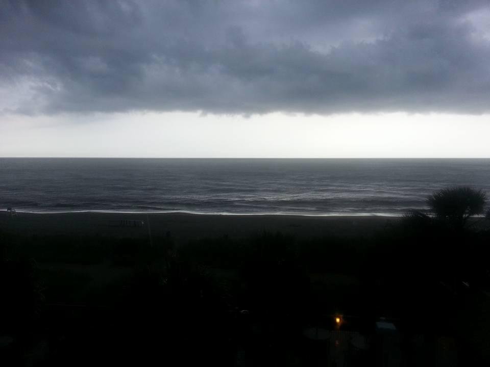 Drove all day got to the hotel and looked out and saw this