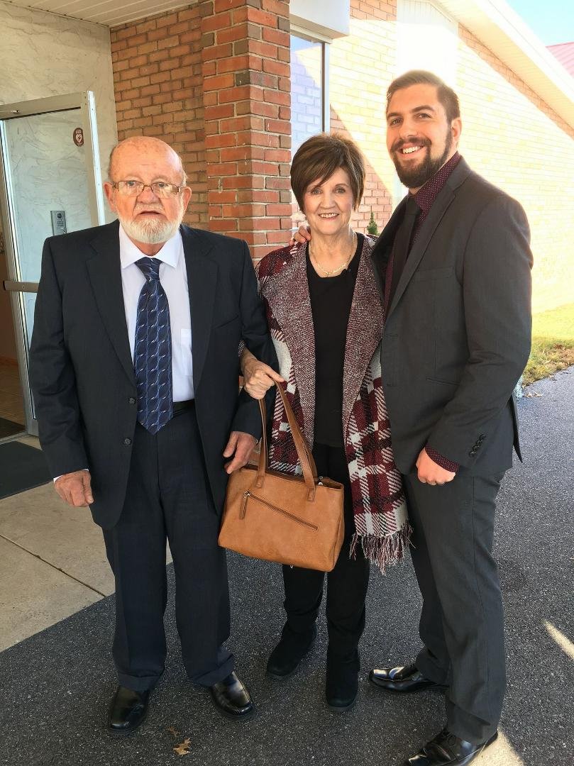 My mom! pop pop! and Nathan! my niece! Melanie's husband!