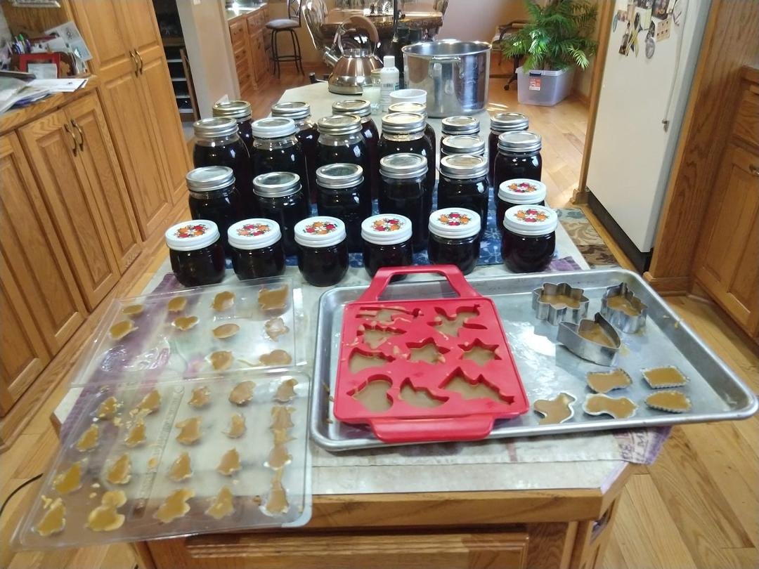 Last batch of Maple syrup/candy. 4 gals Yummy!