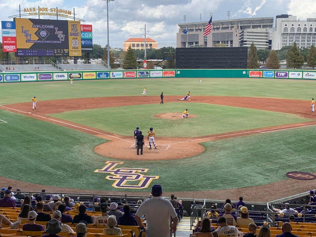 LSU Baseball Purple / Gold World Series Game 3.