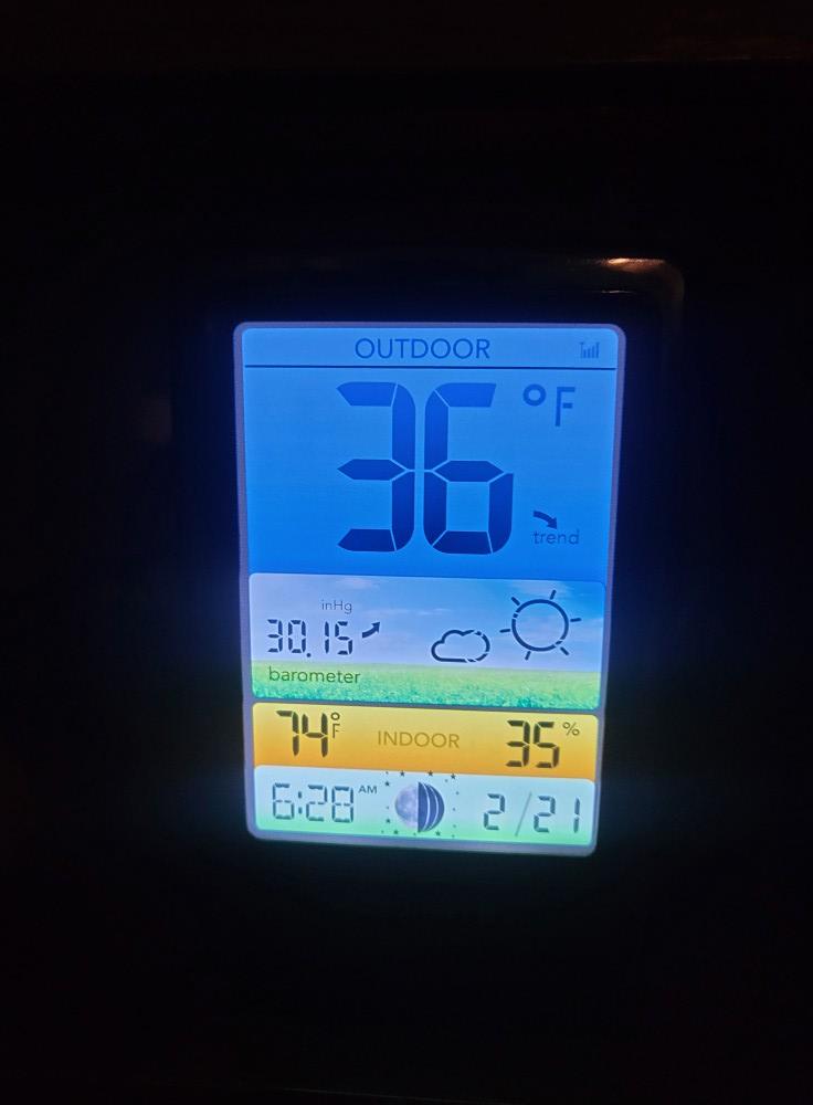 I think someone ticked off mother nature. Something needs to change or we're going to have to go buy some long pants and sweatshirts.🤣🥶