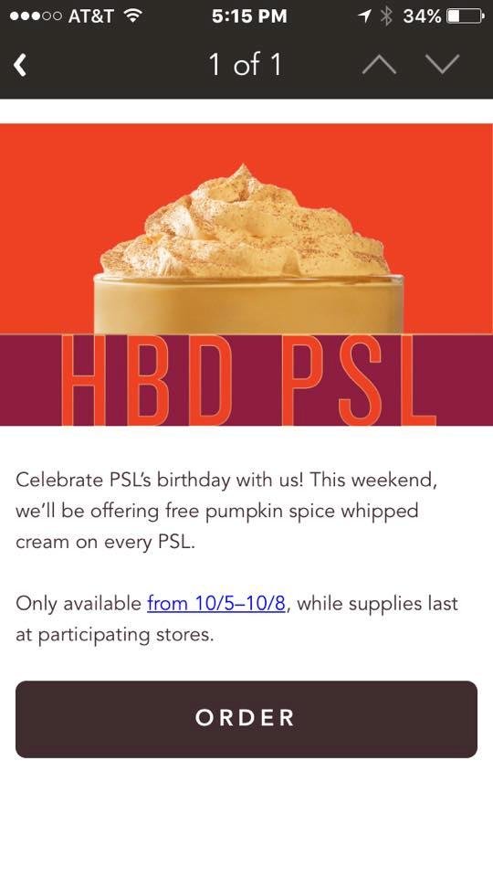 Ruth RS got this from Starbucks