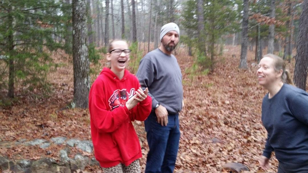 Having fun with the youngest Nelson.