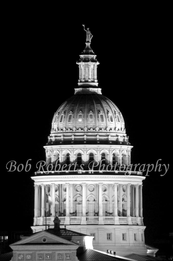 Texas State Capitol at night