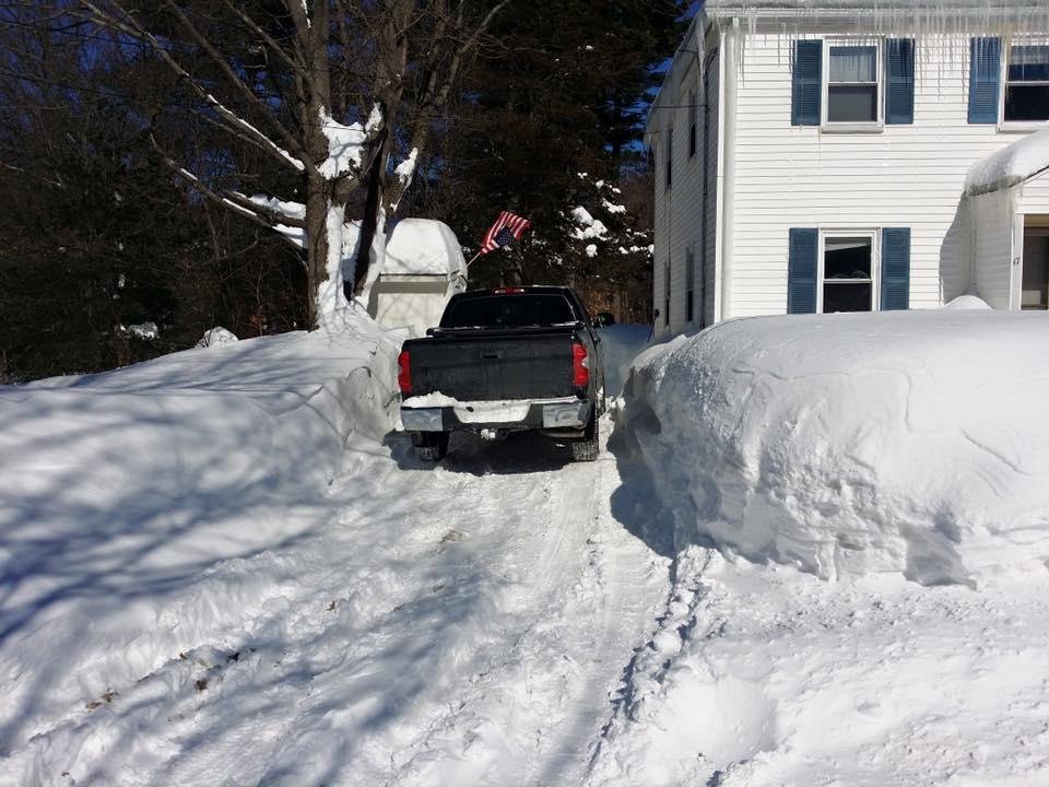 Winter from Hell in Hingham, Ma 2014