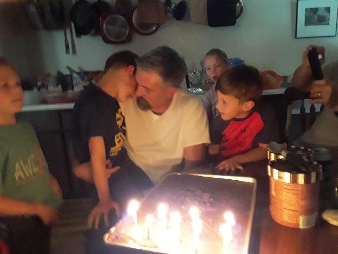 Joe's birthday party.