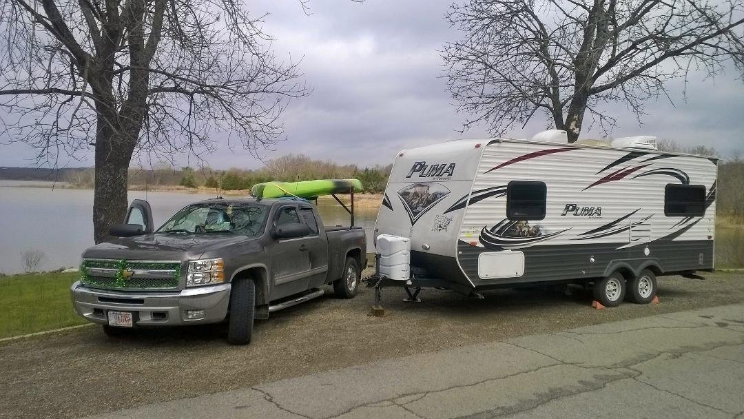 The LEM has landed on Heyburn lake an army Corp campground near Tulsa OK.