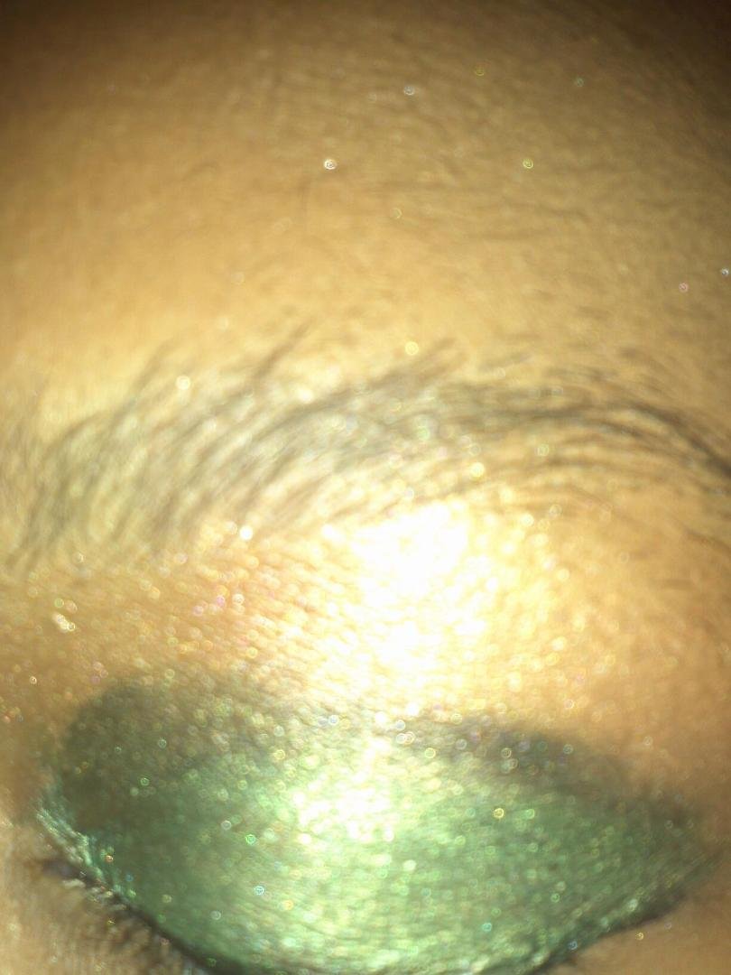 Green and gold ...bonus it us all wet and wild cosmetics