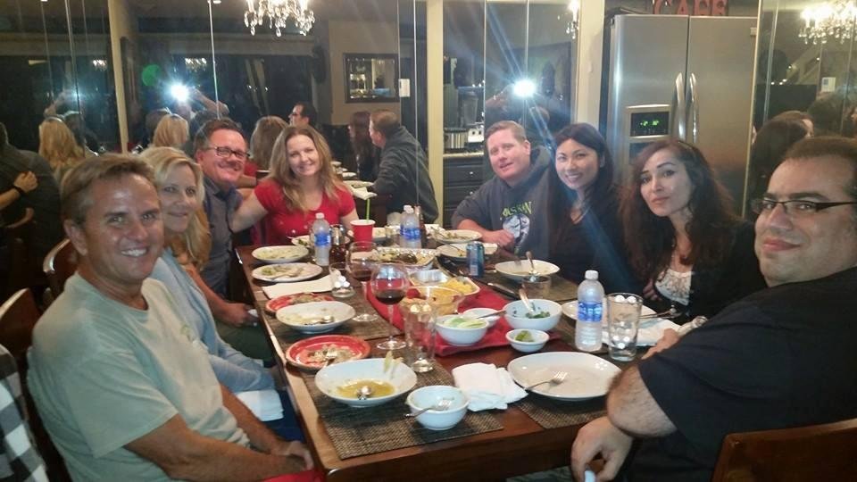 Great night, great food, great friends.