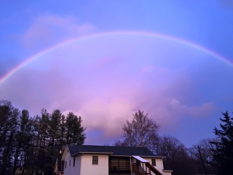 Only in New England could it be January and you have rainbows.