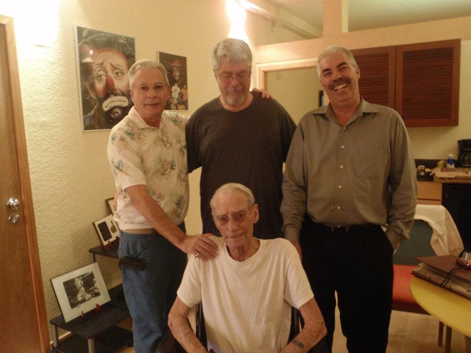 Uncle Ron, Mark, Chris and Dad