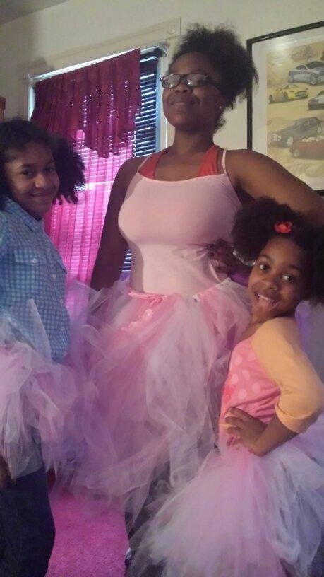 I just wanted you to know how I tried ny hand at making tutus. I think I did a great job.