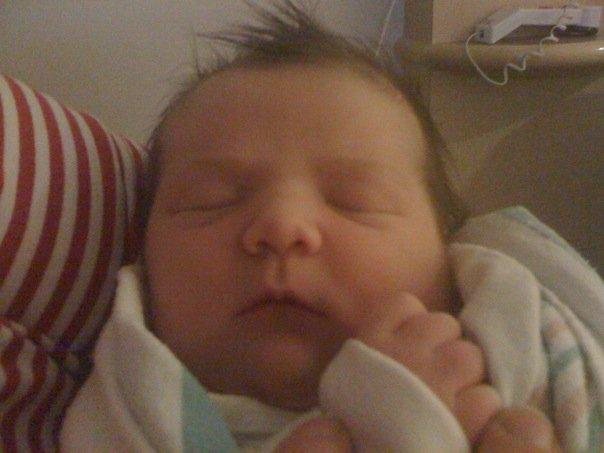 4th grand daughter - Peyton 9lbs 8oz 21 3/4 inches long