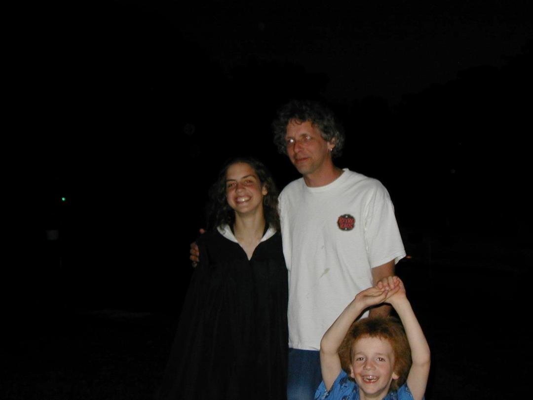 My brother Dave who I miss very much with our neice M.j. and our nephew stevie.
