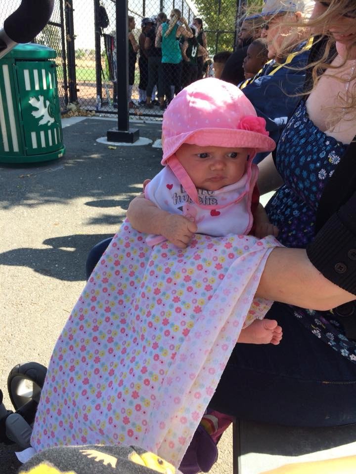 My grand daughter Graycie is 7 weeks old. Analyssia’s baby sister.