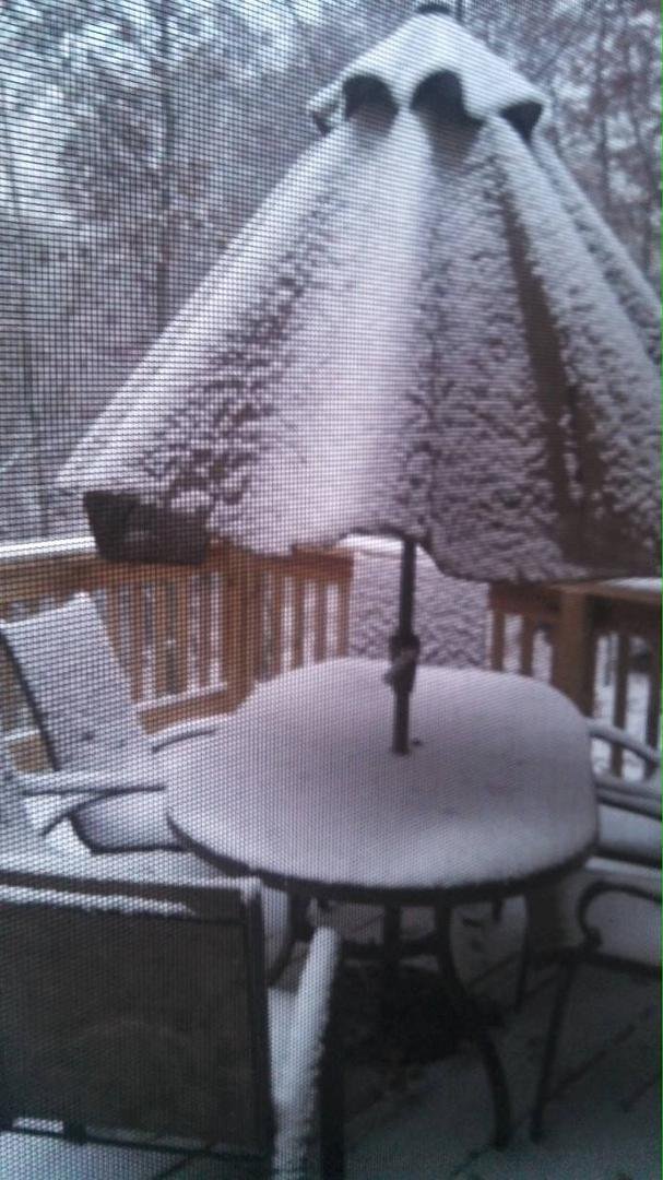 good morning winter in Wisconsin....wait it is still October