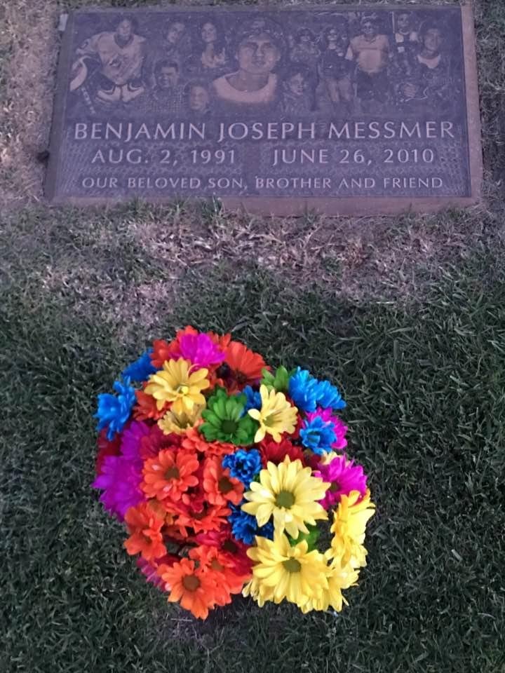 Brought Ben some springtime flowers