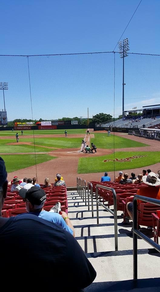 Cedar Rapids Kernals vs Dayton Dragons. Beautiful day. Good beer Good friends