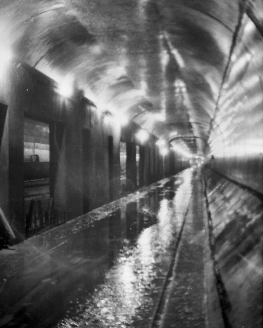 63rd Street Tunnel-Under Construction 1973