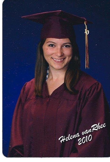 My great niece, Helena's HS grad picture. Going to her graduation in CA next week.