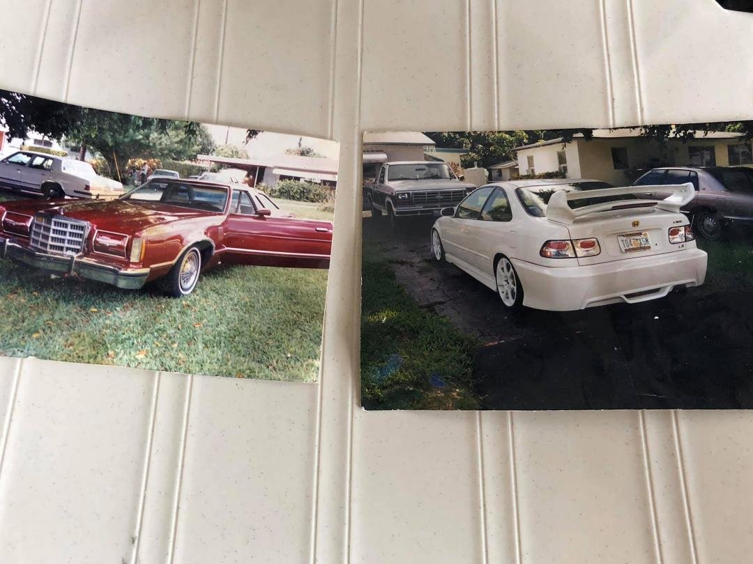 Cleaning out garage today found these pics memories
