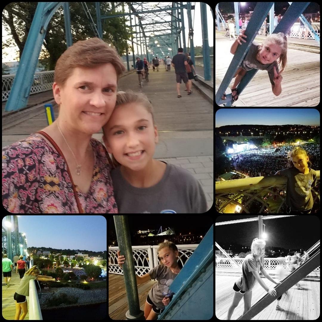 Last weekend I enjoyed special time with this girl. Dropped daddy off to Moon River