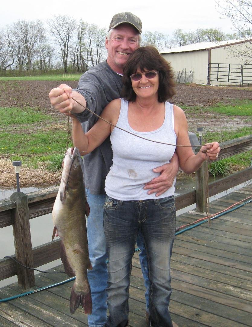 Me with Janie's big catfish