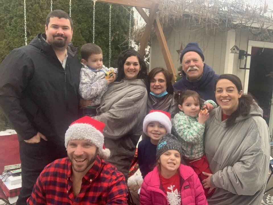 Great Christmas eve outside with the family