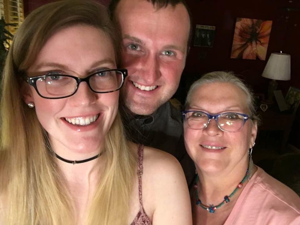 I jumped into their selfie!