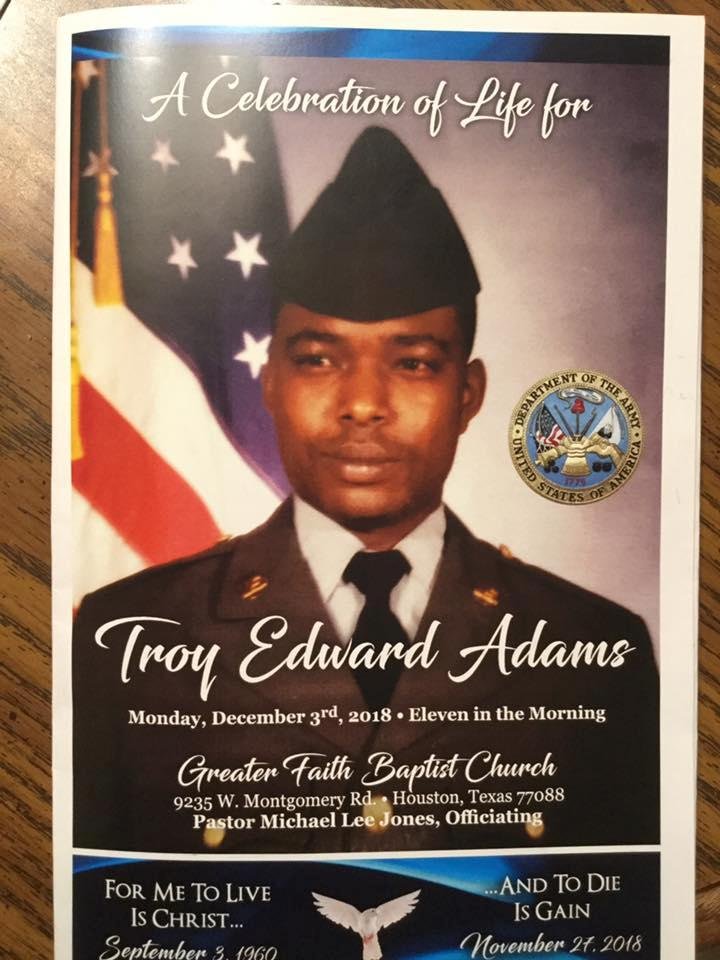 Celebration Of Life : Troy Adams