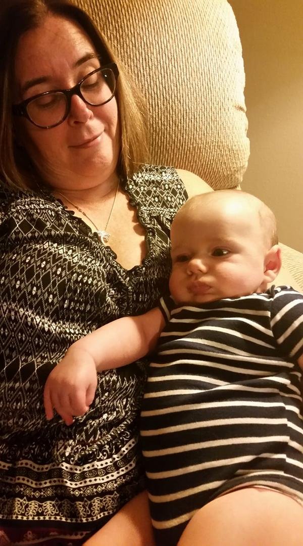 My grandson has elf ears and funny faces. I hope he keeps both.