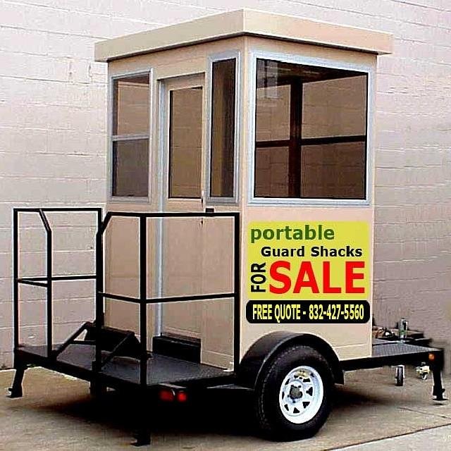 prefabricated portable security guard shack. You might see our guard shack soutside a courthouse, at the entrance turn Armed Forces Base, or even a large apartment complex. Space Troy metal buildings guard shack have been m
