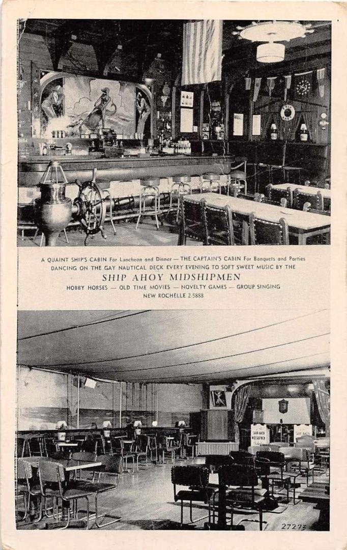 For all of my music business friends, here is a photo of the old Ship Ahoy which be came the Fore N Aft EAST in New Rochelle