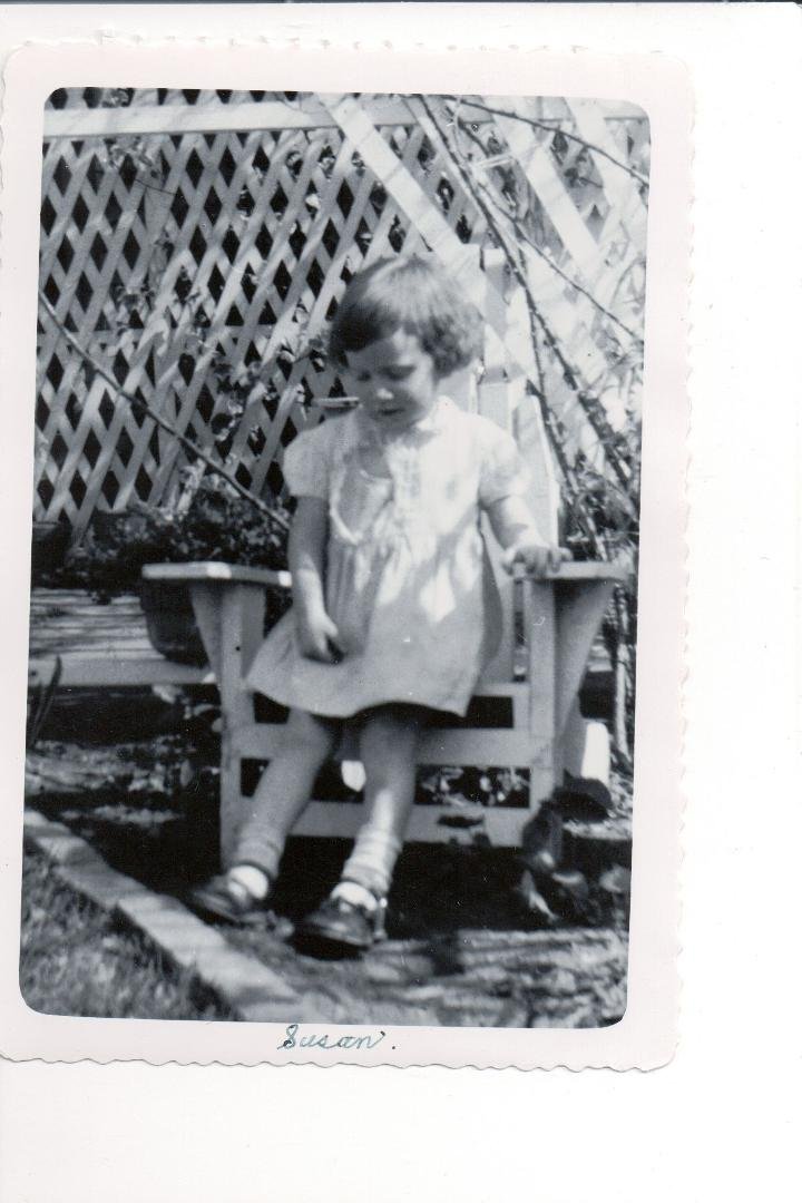 In my Grammy Kingman's yard age two year's old