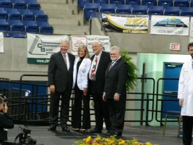 Melissa's white coat ceremony