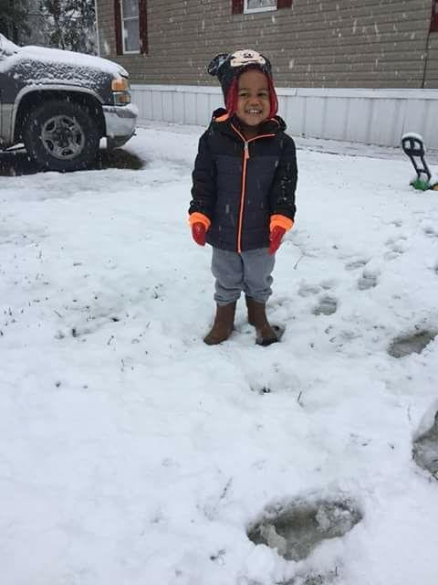 Chris in the snow