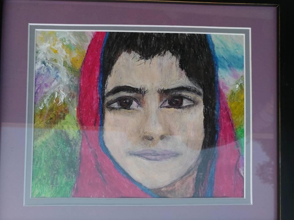 "Malala" at Pen Women art show
Hayward City Hall
Reception: Dec. 2nd, 5:30-7:30