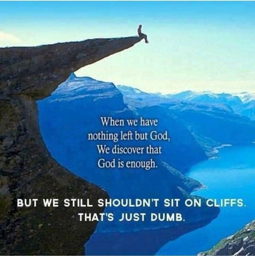 ...faith doesn't require that we abandon common sense...
