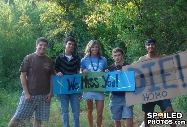 All the guys will get/understand this photo immediately. To all the ladies; of these five people, whom do you think is the very best friend of the guy they all seem to be welcoming home or at least trying to convey how much