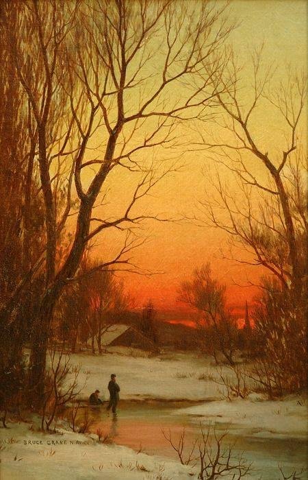 Twilight in January.
