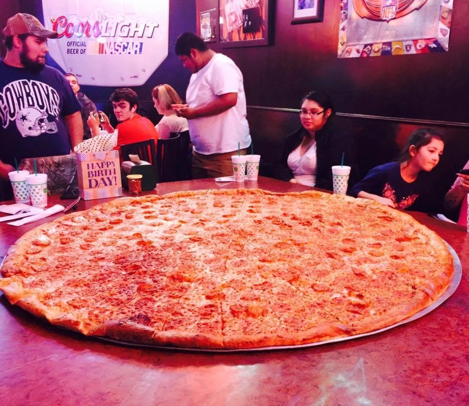 Big Lou's 62 inch pizza. Who's in?