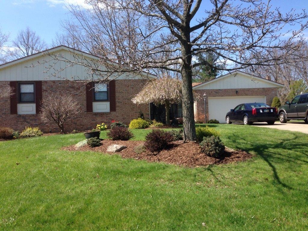 Finished yard work at new house