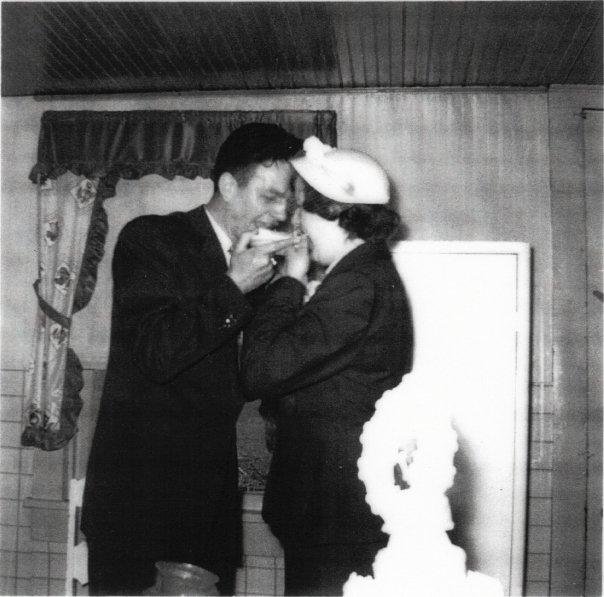 Their Wedding day May 4, 1953
