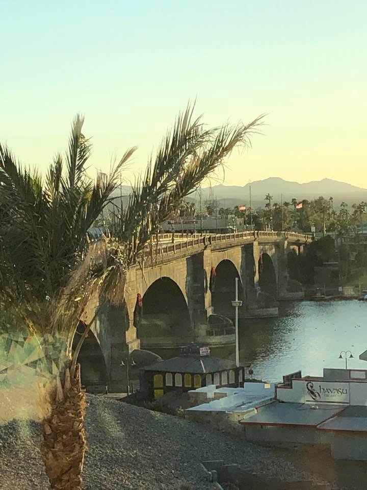 Does this bridge look familiar? Just outside our room