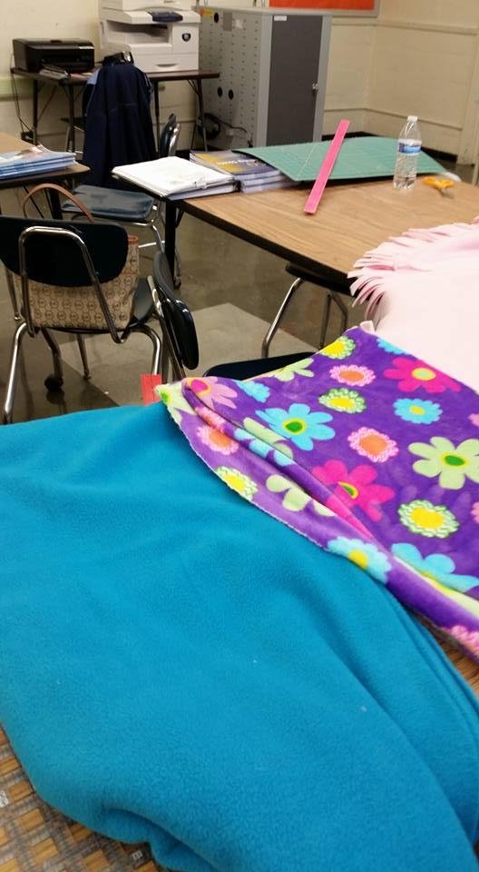 Veronica Castillo see these are your colors for your blanket. We missed you today.