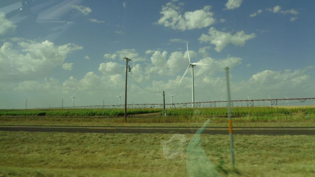 Wide open skies.