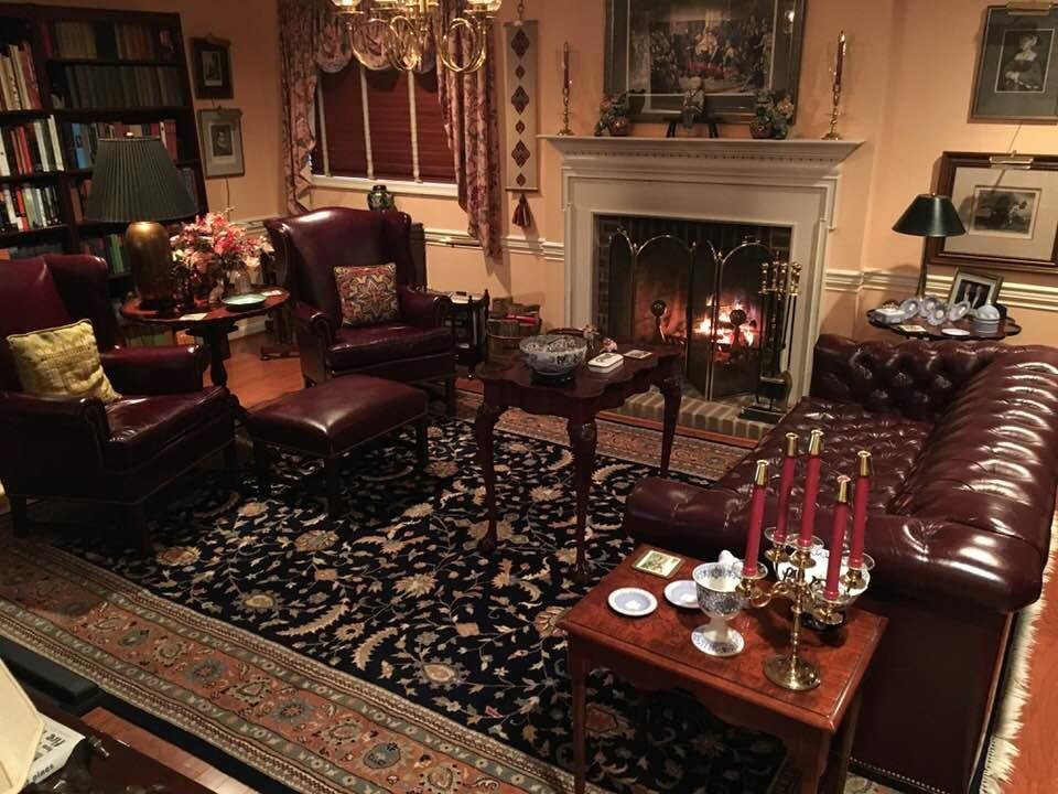 Awaiting the ice storm enjoying the warmth of the library fire and the sounds of Corelli Concerti Grossi, op 6 no’s 8 - 12 while reading David Ignatius’ new novel The Quantum Spy.