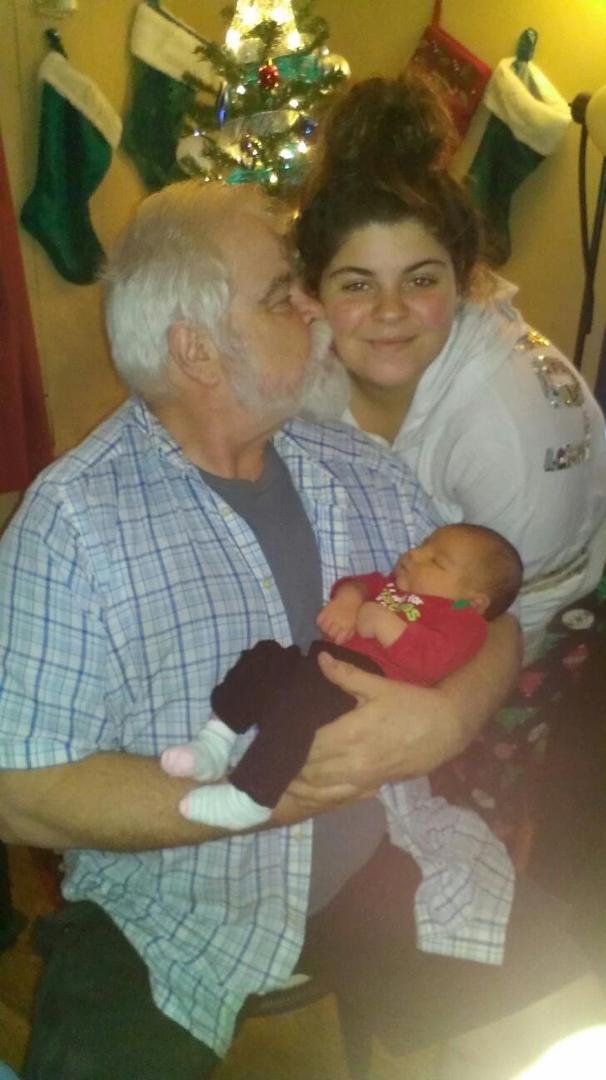 Great Grandpa and Adelynn