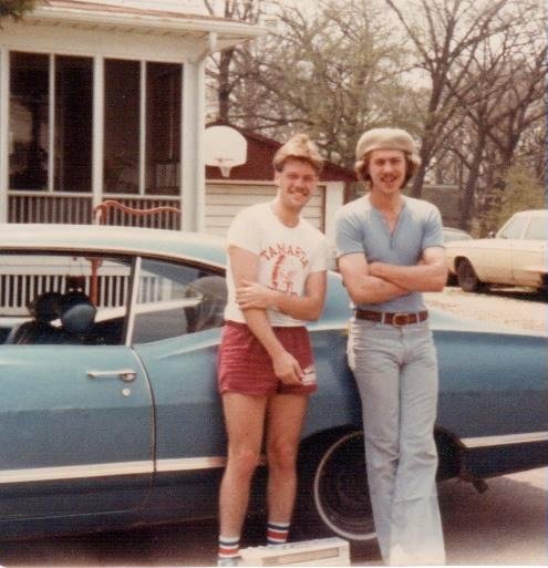 Me and Chris Erwin, 1982.