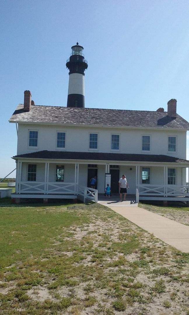 One of the many lighthouses along the Carolina coast line.